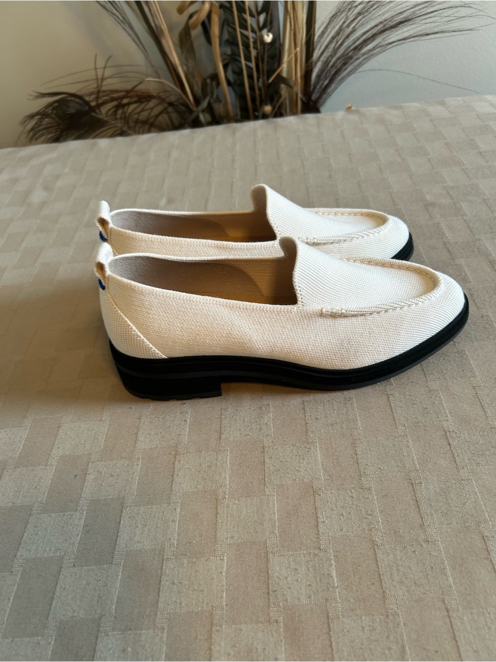 Rothy’s Merino Wool Blend The Lug Loafers in Ivory - Picture 4 of 15